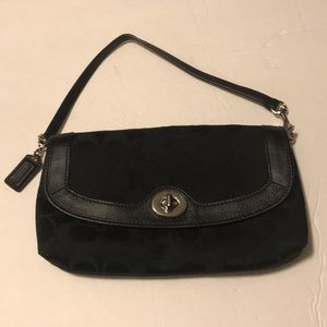 Small black Coach purse- New